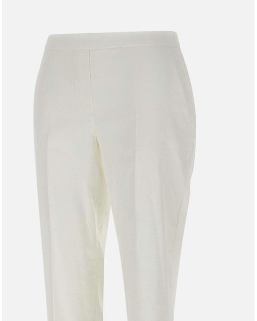 Theory Treeca White Slim Fit Broek