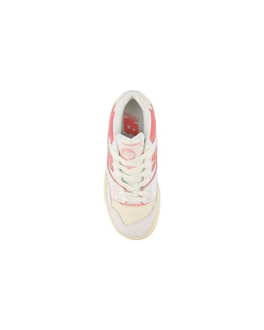 New Balance Pink Kids Lifestyle Shoe Desert Leather/Textile