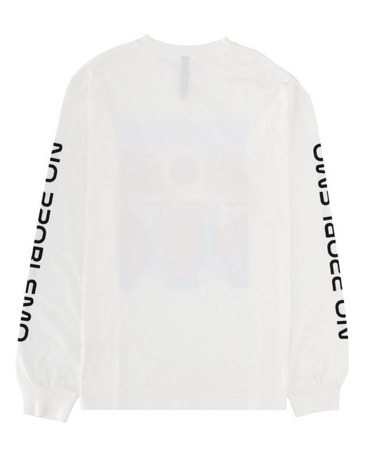 No Problemo White T Shirt Con Stampa E Logo
