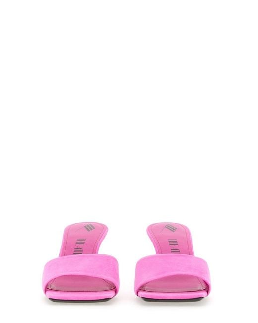 The Attico Pink Mule Cheope