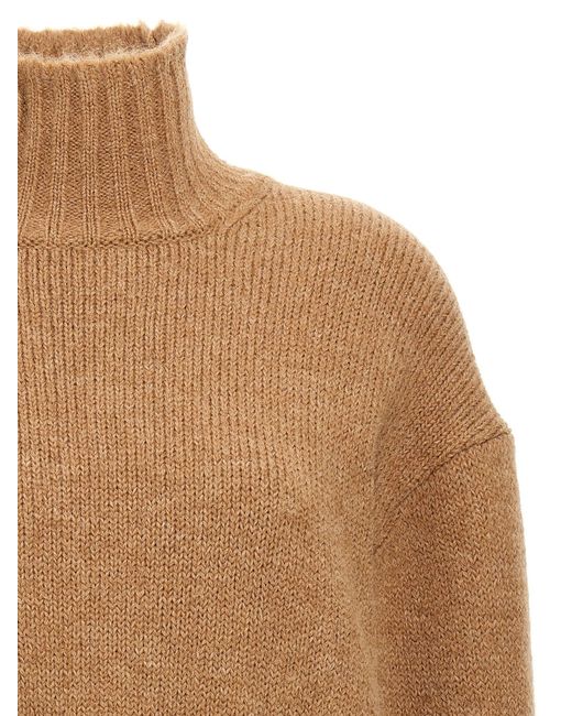 Jil Sander High Neck -trui in het Brown