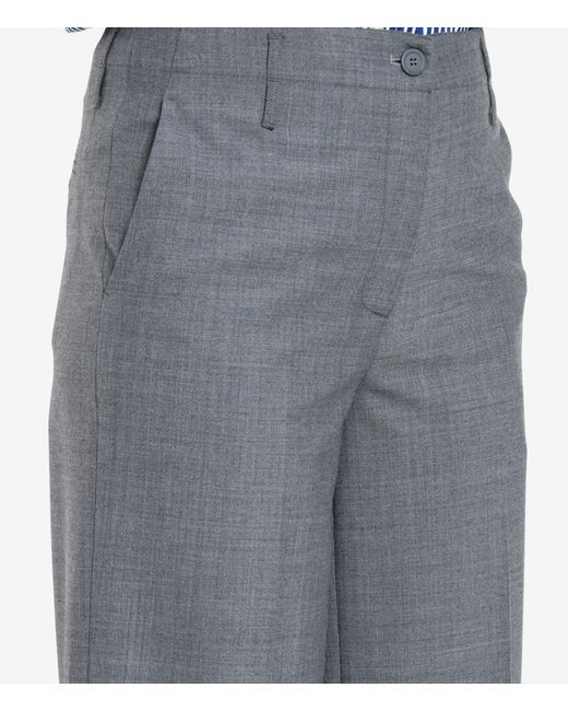 Semicouture Gray Trousers
