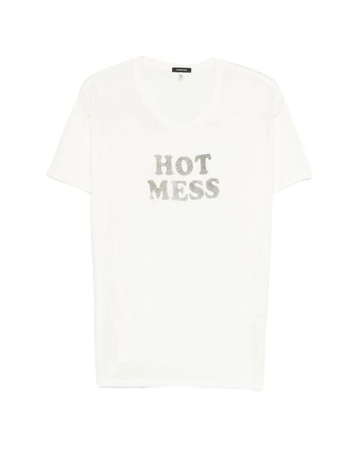R13 White Hot Mess Boy T