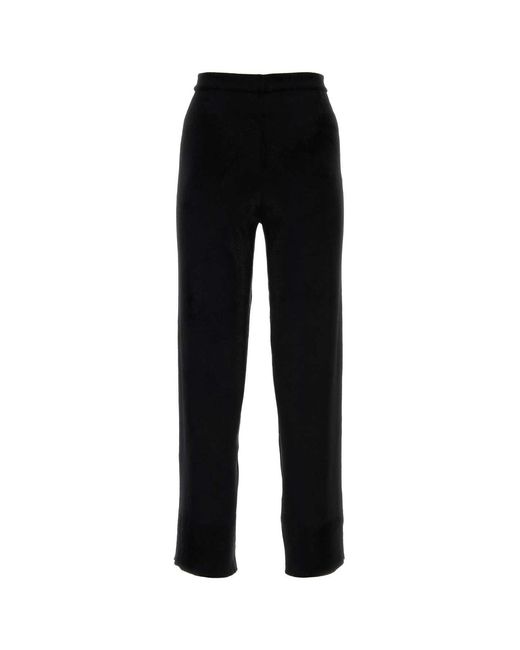 Gucci Black Viscose Blend Pant