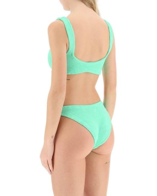 Xandra Bikini Set Hunza G de color Green