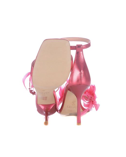 Camelia Sandalias de cuero Liu Jo de color Pink