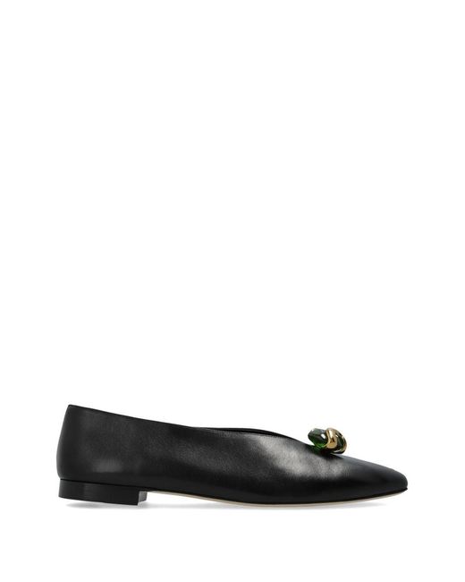 Jimmy Choo Black Margot Ballet Flat