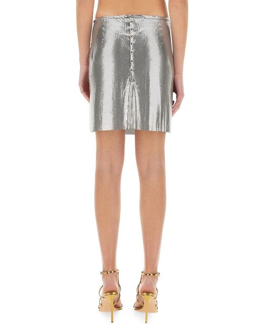 Rabanne Multicolor Mini Skirt