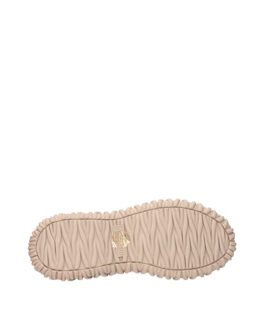 Miu Miu Pink Slip On Sneakers Rhinestone Trim