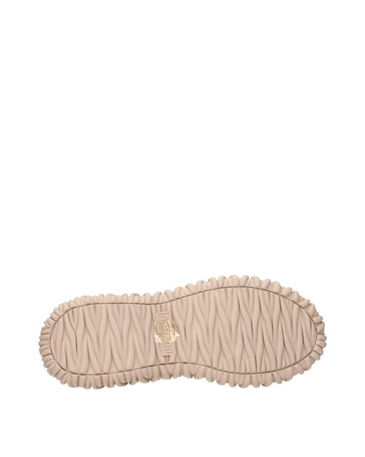 Miu Miu Pink Sneakers Donna Tessuto/Nudo