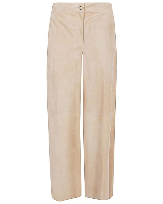 Via Masini 80 Natural Trousers