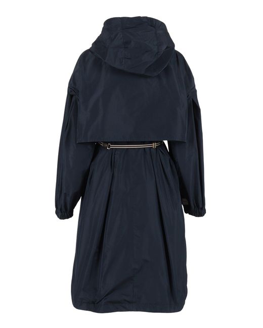 Max Mara Blue Raincoat