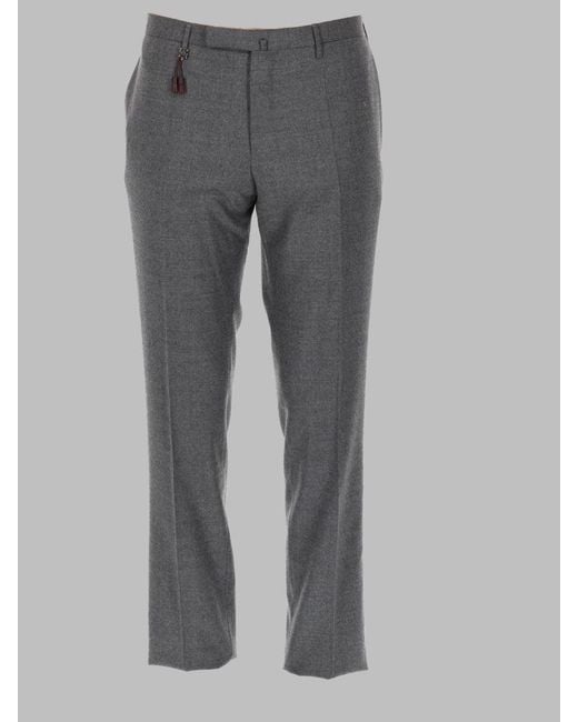 Incotex Gray Stylish Trousers For Fall 2025 for men