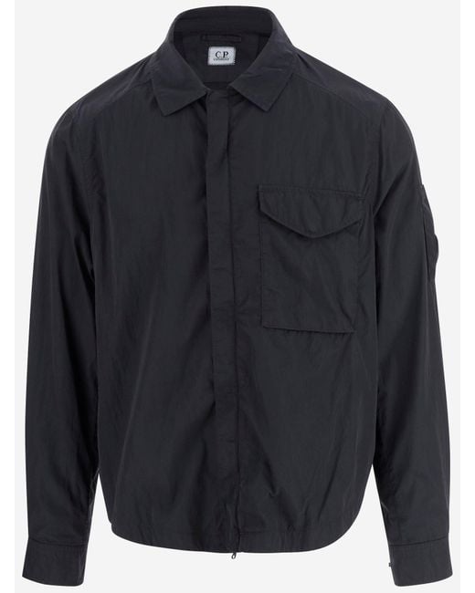 Giacca Da Camicia Da Nylon Compagnia Cp di C P Company in Blue