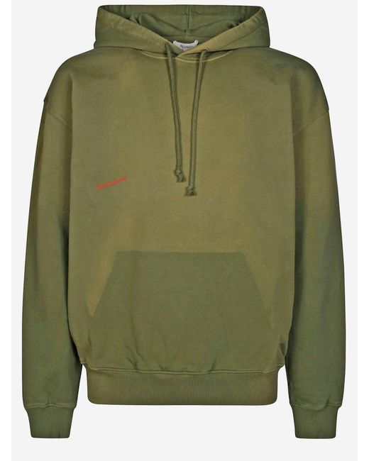 J.W. Anderson Cotton Sweatshirt With Contrasting Logo Detail in Green für Herren