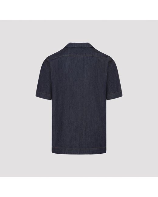 Dries Van Noten Carltone Overhemd in het Blue