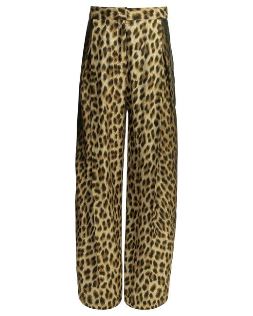 Max Mara Brown Casual Animal Pants