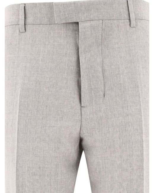Pantalon de cigarette AMI pour homme en coloris Gray