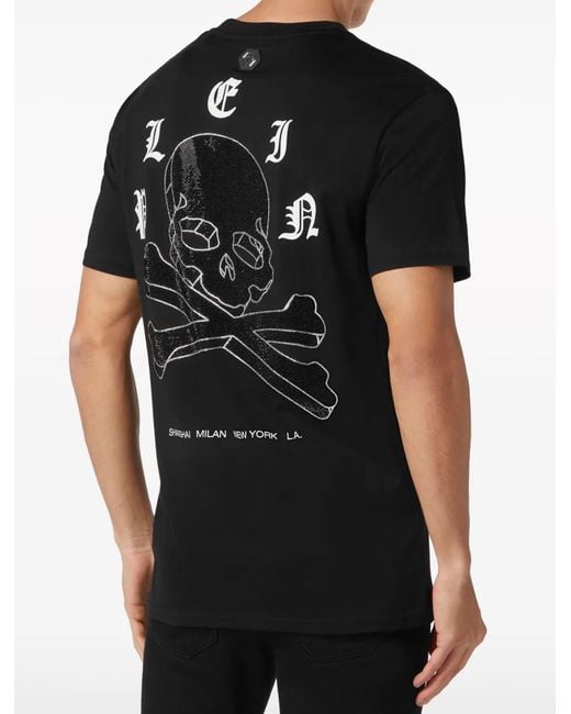 Philipp Plein T Shirts En Polos Zwart in het Black