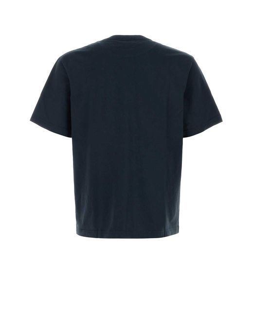 Maison Kitsuné Blue Cotton T Shirt