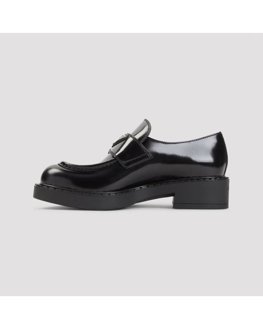 Prada Chocoladeloafer in het Black