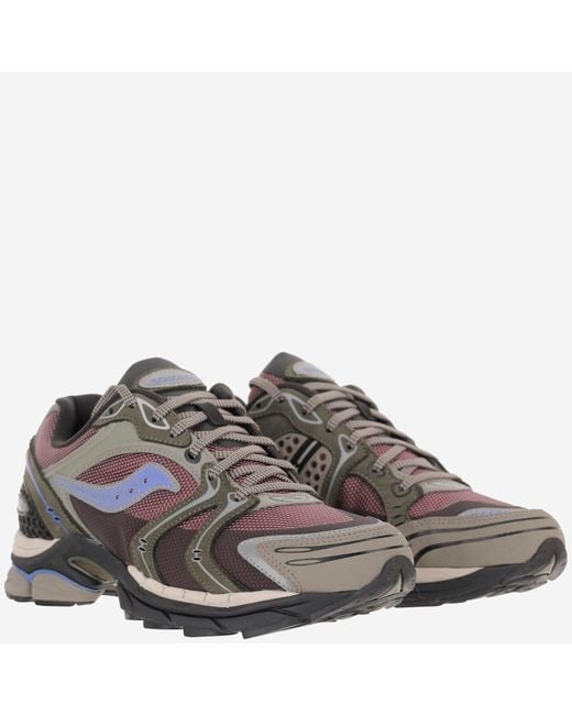 Saucony Gray Progrid Triumph-4 Sneakers for men