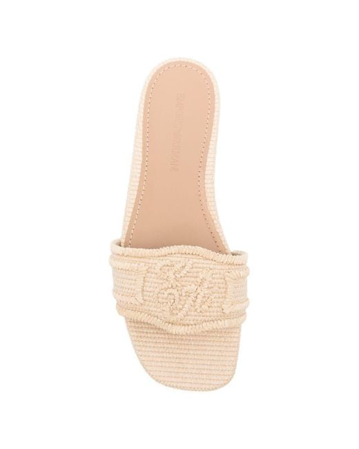 Emporio Armani Exclusive White Sandals Polyamide