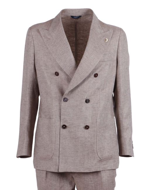 Abito Zero Gravity Beige Tombolini pour homme en coloris Gray