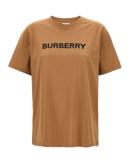 Tシャツ・カットソー BURBERRY 'Margot' T-shirt Beige Burberry 'Margot' T Shirt in Brown for Men | Lyst UK
