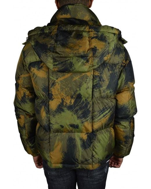 Off-White c/o Virgil Abloh Wit Van Witte Puffer Jas in het Black