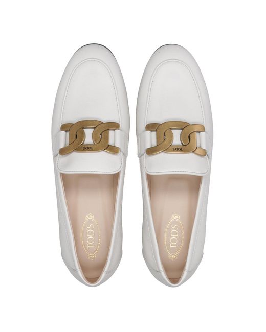 Tod's White Sandals