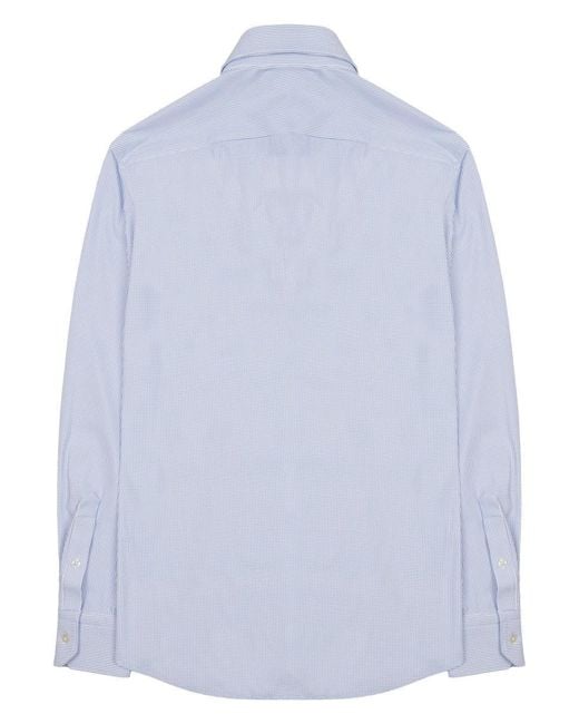 ARCHIVIUM BE UPDATED Blue Striped Shirt