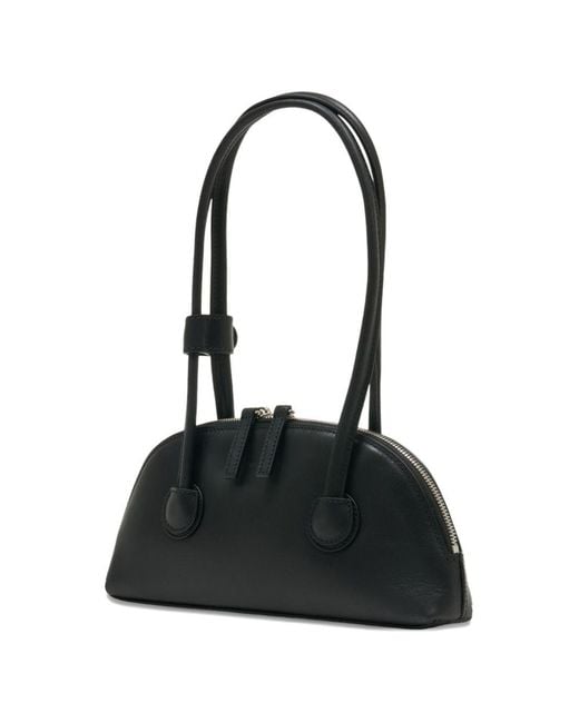 MARGE SHERWOOD Black Bessette Leather Shoulder Bag