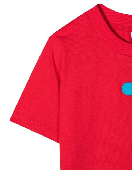Gcds Red Jersey T Shirt Boy