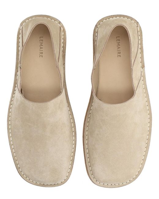 Lemaire Natural Cowhide Flats