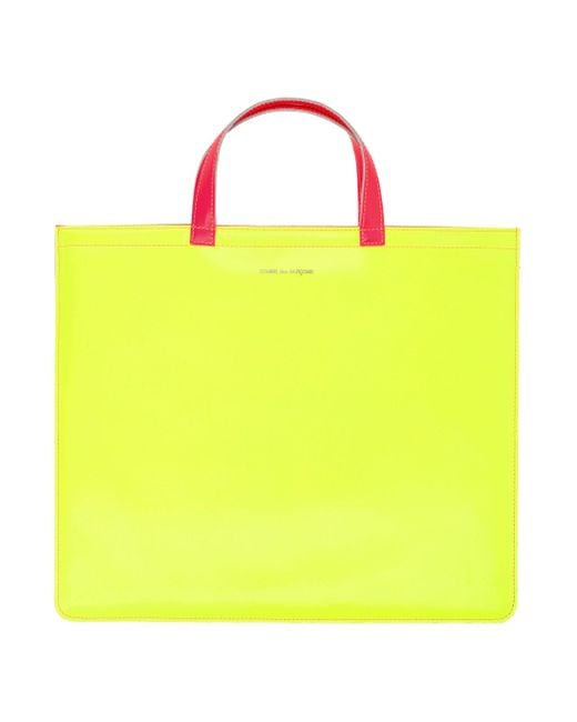Comme des Garçons Yellow Super Fluo Tote Bag