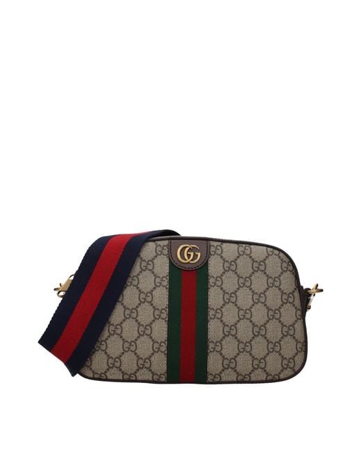 Stucchi Per Spalle Ophidia Tessuto/Ebano di Gucci in Brown da Uomo