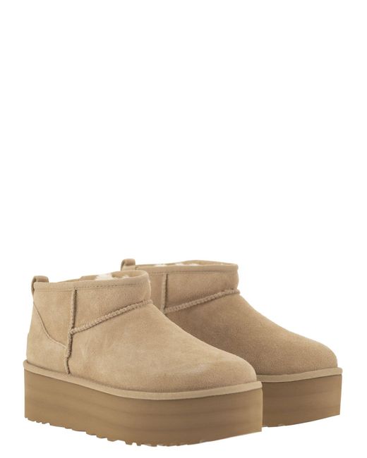Ugg Brown Ultra Mini Classic