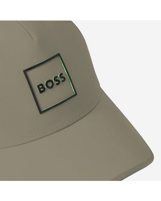 Boss Gray Baseball Cap With Logo for men