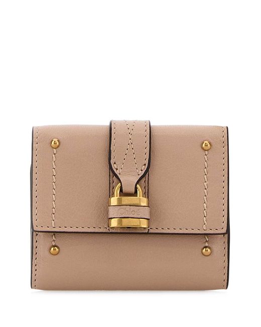 Chloé Natural Mini Trifold
