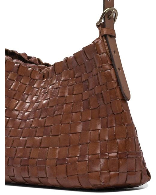 Dragon Diffusion Brown Hobo Salvage unregelmäßiger gewebter Hobo 36 x22 x15 cm