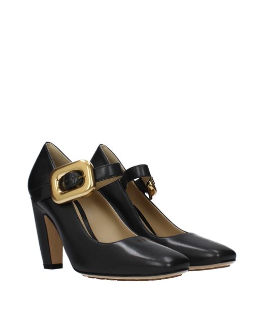Bottega Veneta Black Décolleté Donna Pelle Nero