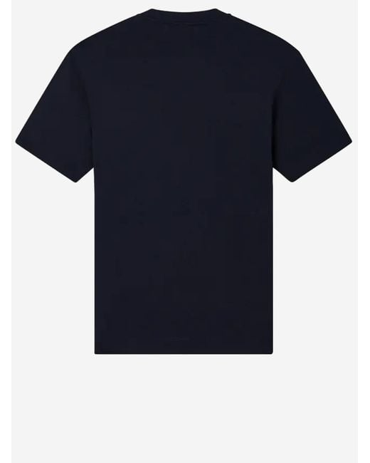 Just Cavalli Blue Cotton T-Shirt for men