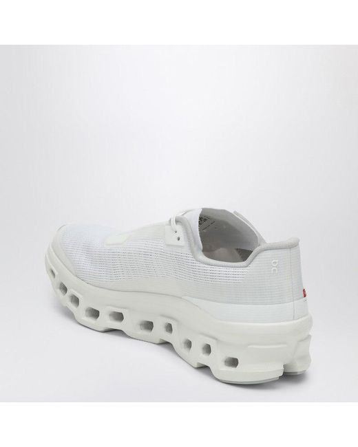 On Shoes White Cloudmster Low Top Sneaker for men