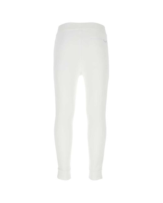 Prada White Neoprene Pant for men