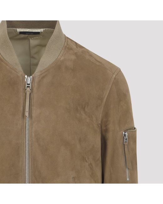 Tom Ford Leather Jackets in het Green
