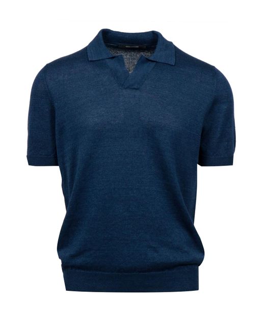 Tagliatore T -Shirts und Polos Blau in Blue für Herren