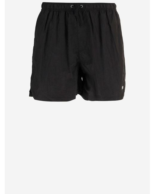 Autry Black Nylon Shorts