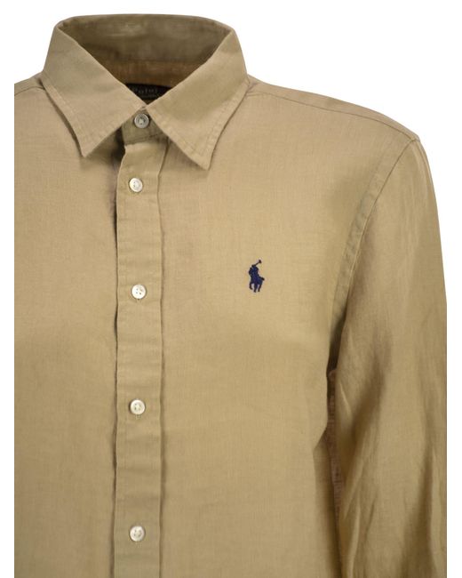 Polo Ralph Lauren Natural Classic Fit Linen Shirt