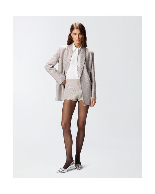Rosa gris Pinko de color White